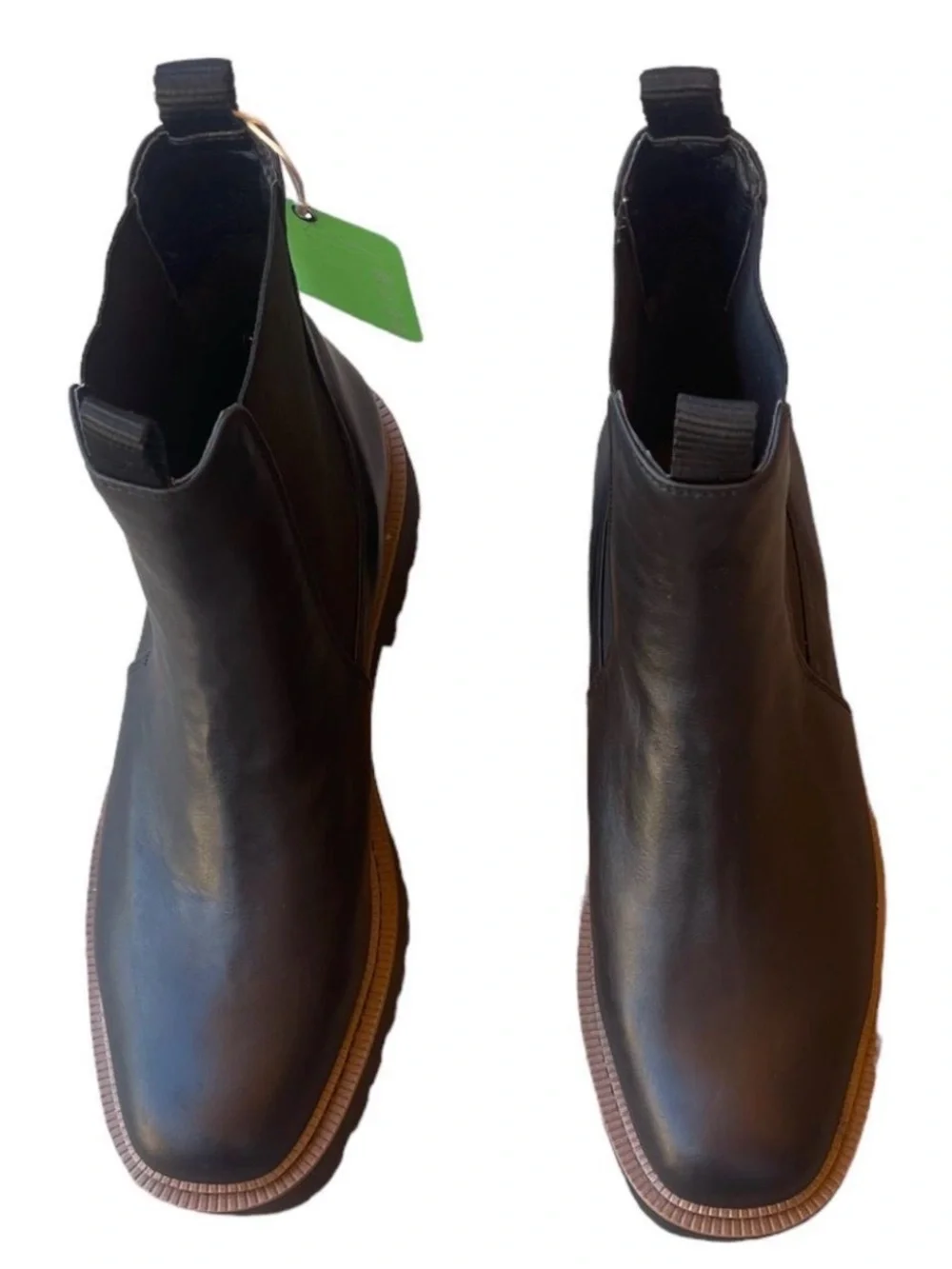 Sam Edelman Women's 9.5 Laguna Waterproof Leather Lug Sole  Chelsea boots
